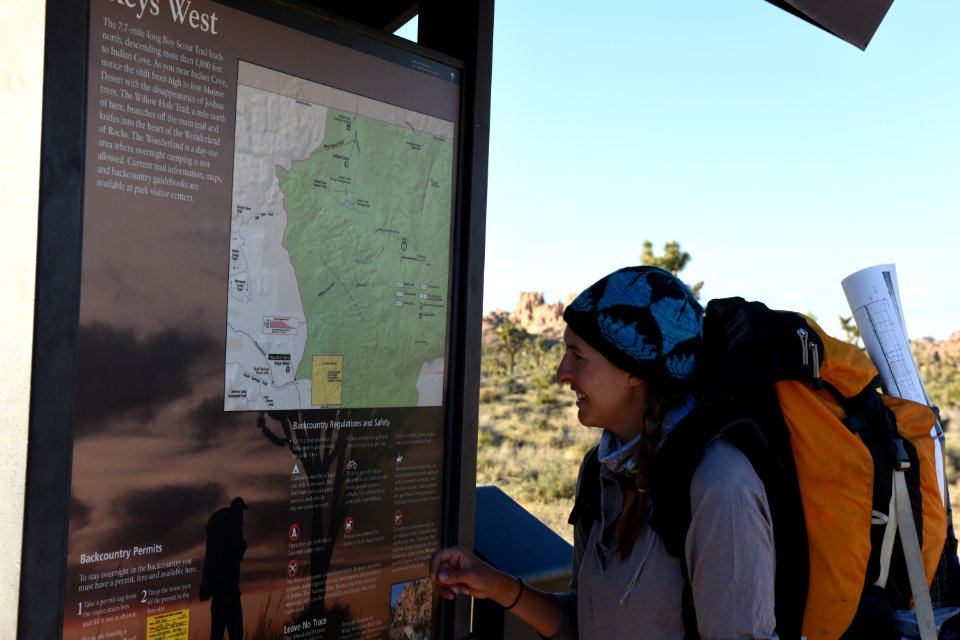 Backpacking along the Boy Scout Trail