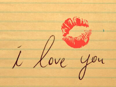 Lipstick words font