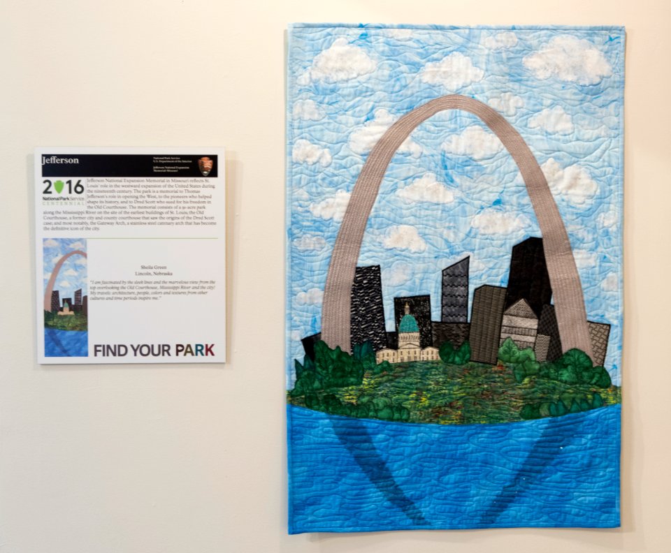 Jefferson National Expansion Memorial; created by Sheila Green