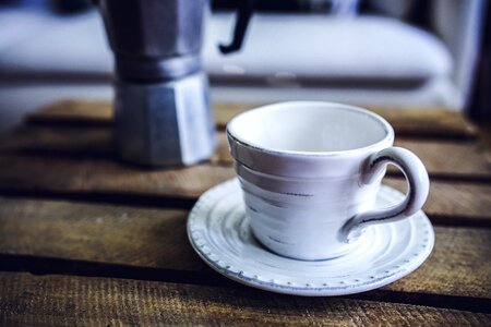 Coffee ceramics tableware photo