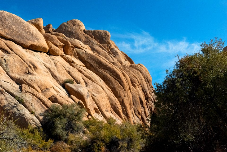 Rock formations along Willow Hole trail