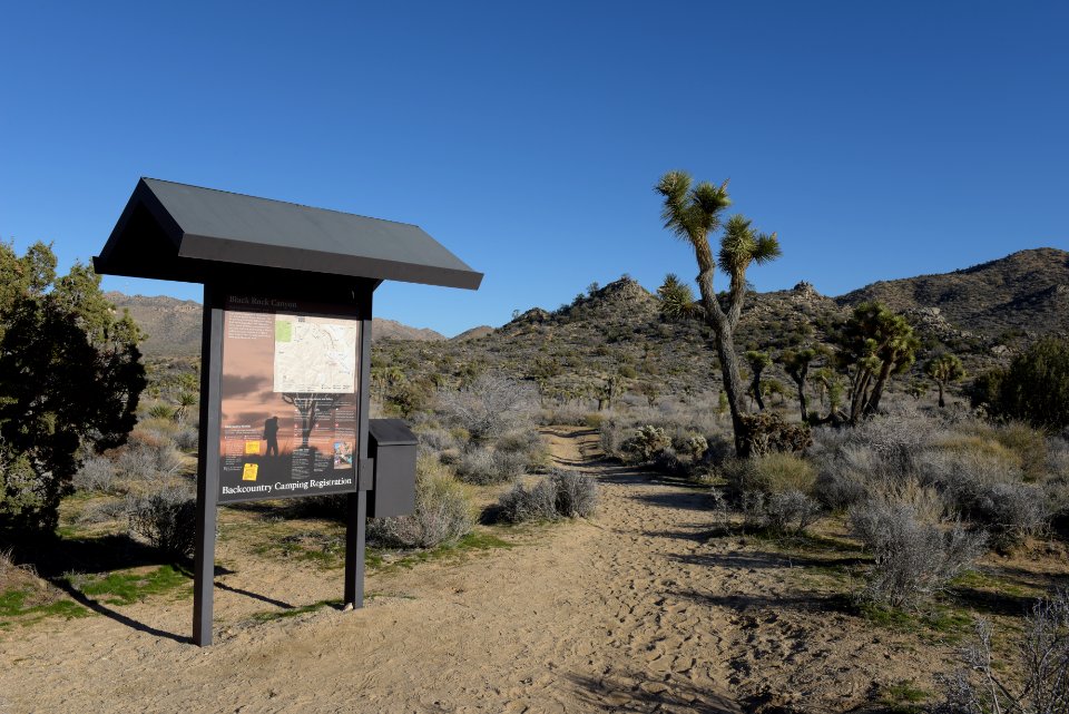 Black Rock Canyon Trailhead and Backcountry Board