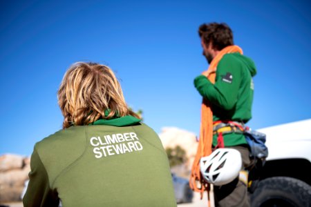 Two climber stewards in Hidden Valley photo