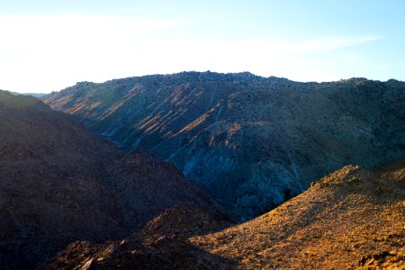 Fortynine Palms Oasis among the mountains