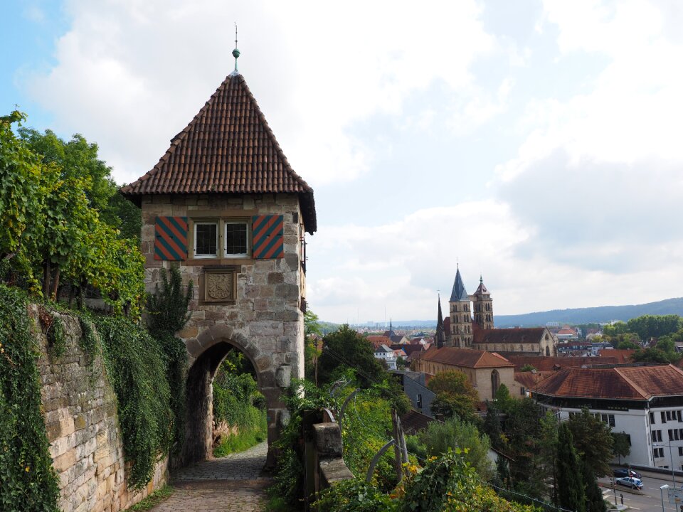 Tower neckarhalde city wall