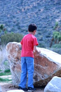 Student Visitor at Black Rock