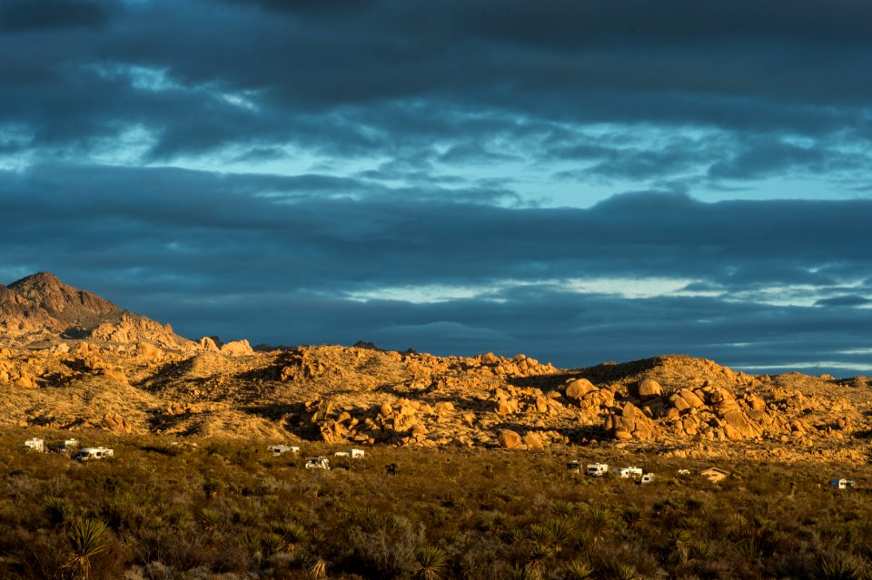 Evening Light on Cottonwood Campground