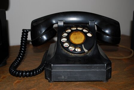 Vintage phone telephone photo