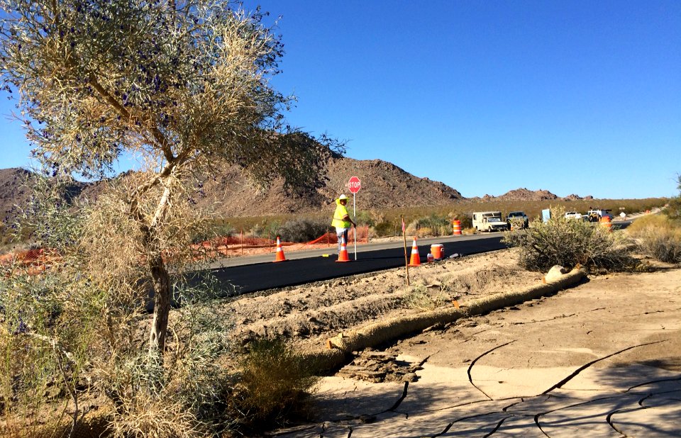Road Construction on Pinto Basin Road