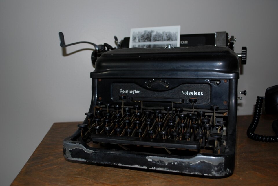 Antiques vintage typewriter machine