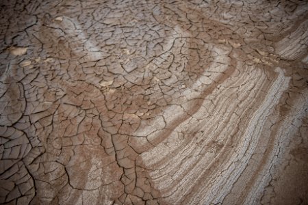 Cracked earth in Pinto Basin
