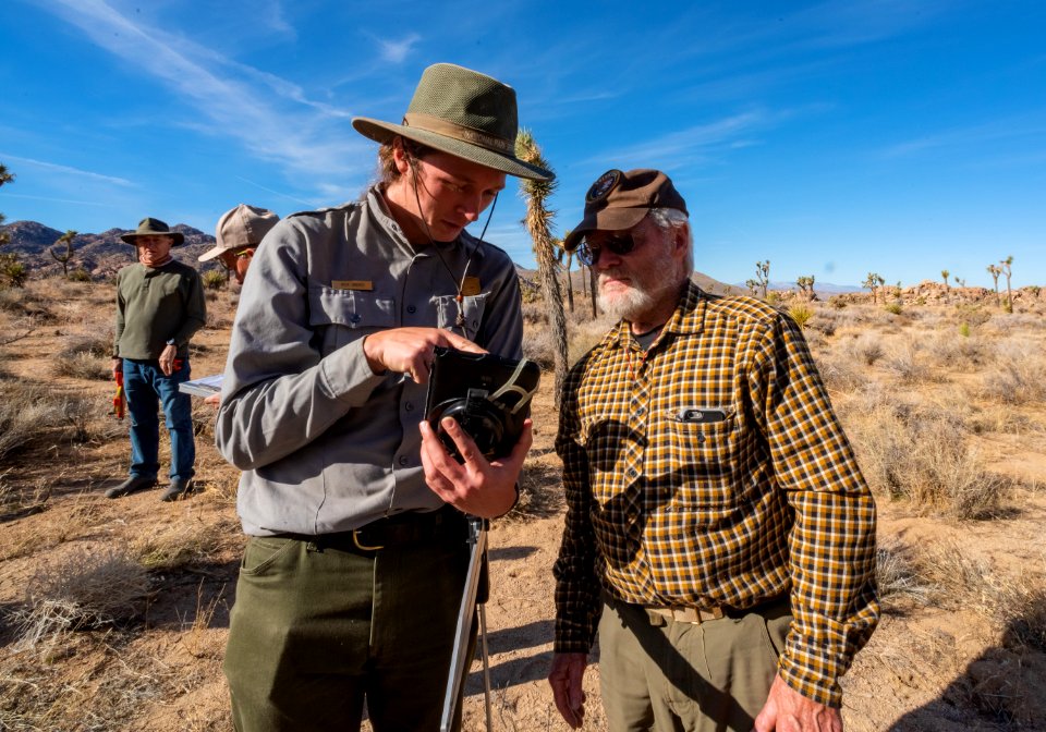 Volunteers during a Joshua Tree Monitoring.