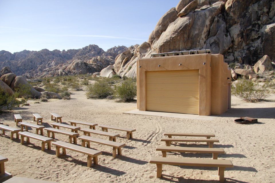 Indian Cove Campground amphitheater; Twentynine Palms, CA