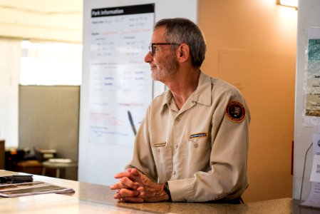 Volunteer at Oasis Visitor Center photo