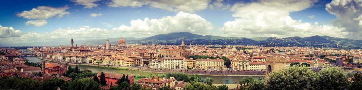 Travel panorama italy