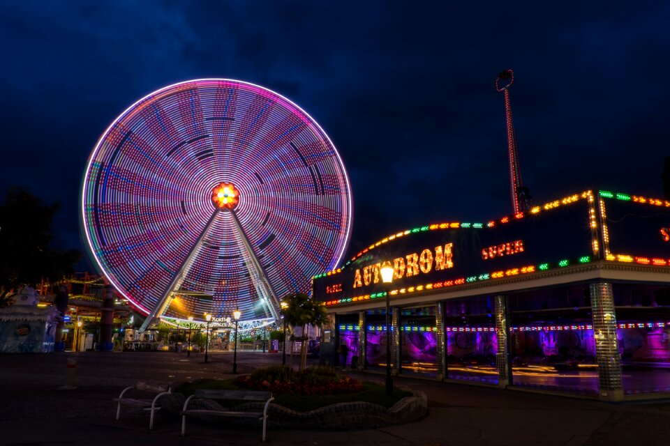 Folk festival ferris wheel fair