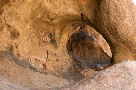 Rock art near Barker Dam