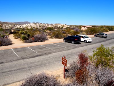 Cottonwood Campground group site parking photo