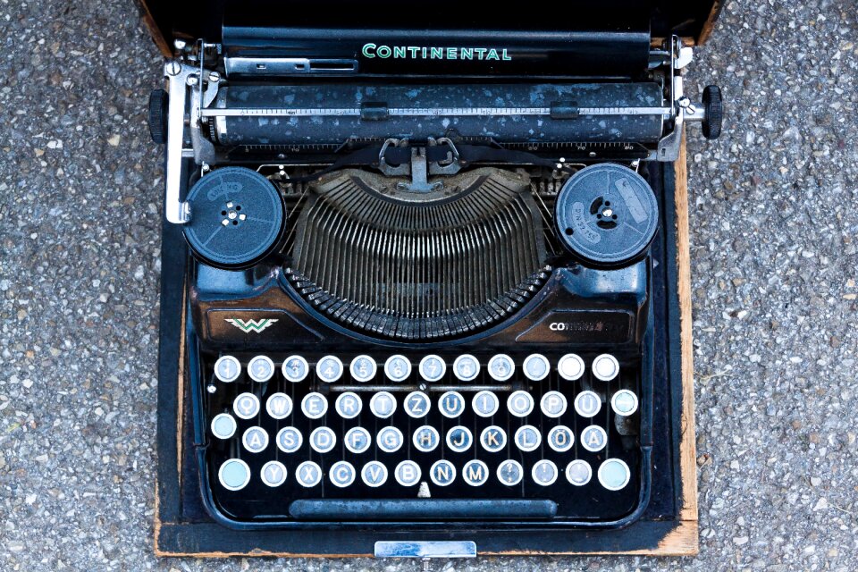 Letters antique equipment