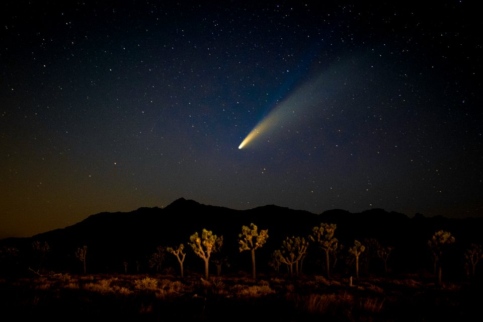 Comet NEOWISE over Queen Valley