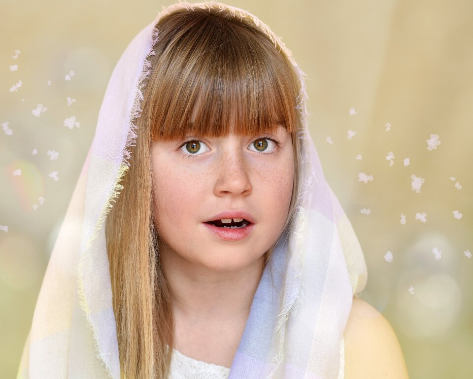 Cloth portrait human