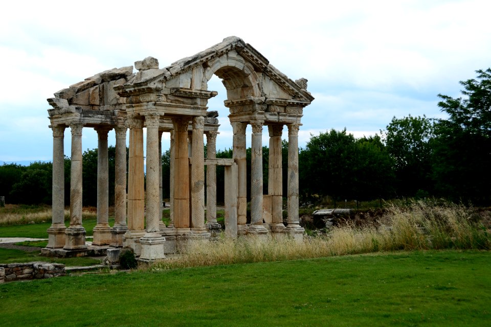 APHRODISIAS Ancient City -  The monumental gateway or tetrapylon
