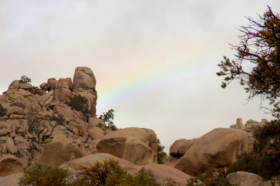 Rainbow Seen from Hidden Valley Campground