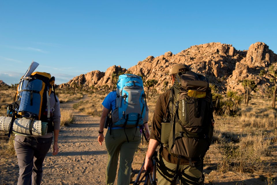 Backpacking along the Boy Scout Trail