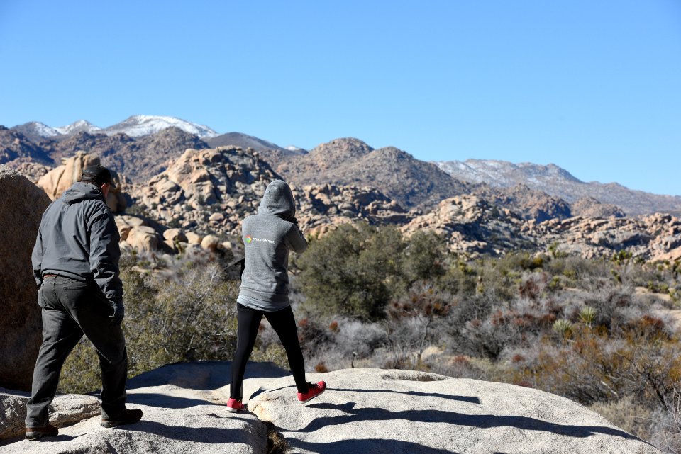 View near Barker Dam