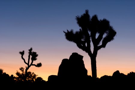 Sunset near Intersection Rock photo