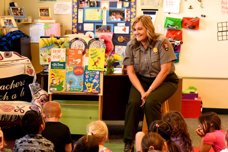 Rangers at Elementary School