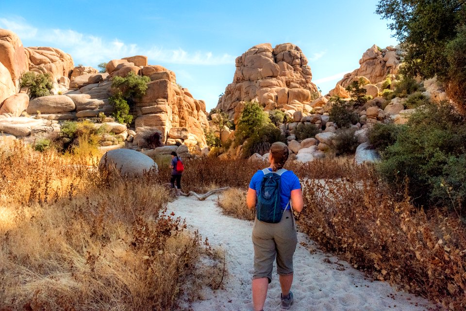 Hikers near Willow Hole