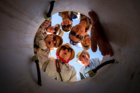 Lizard's Eye View from Inside a Pitfall Trap