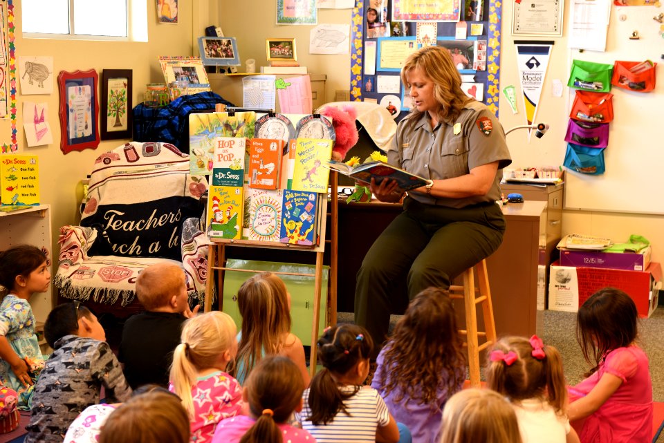 Rangers at Elementary School