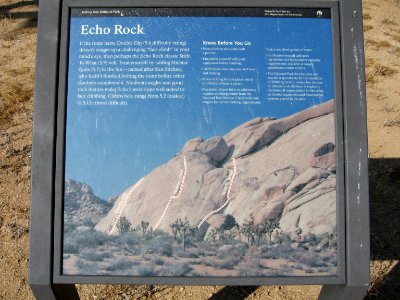 Joshua Tree Wayside circa early 2000s - Echo Rock