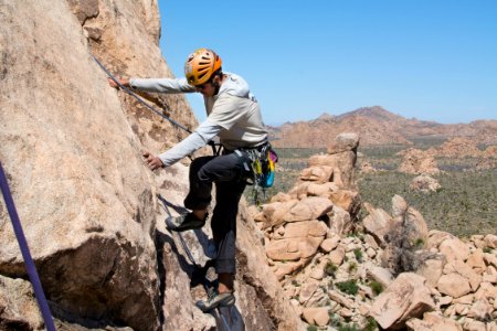 Climber Steward on Hemingway Wall