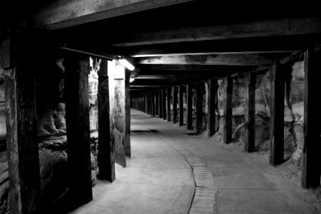 Tunnel in Cockatoo Island photo