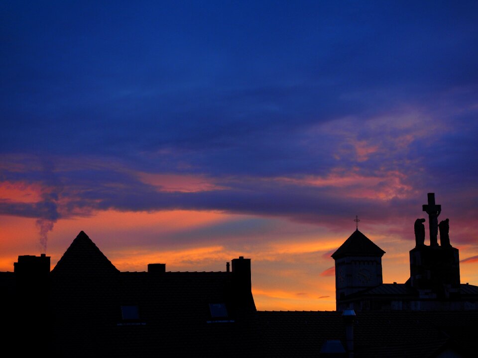Evening dark lights