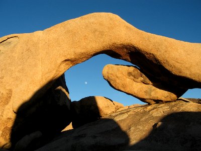 Moon & Arch Rock photo