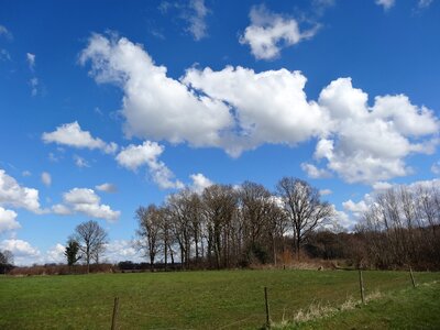 Air clouds landscape
