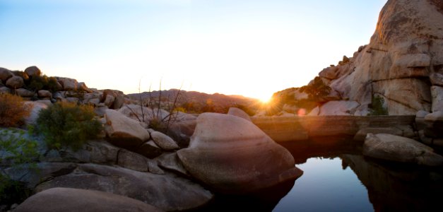 Sunset at Barker Dam