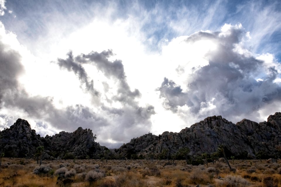 Storm clouds near Hemingway Buttress