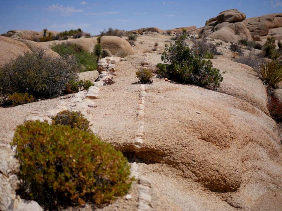 Geologic formations at Skull Rock