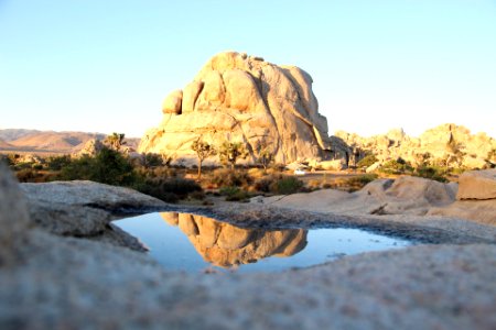 Intersection Rock reflection