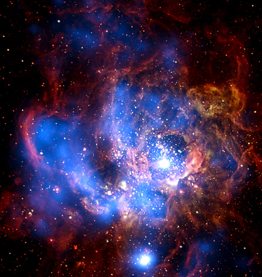 Wall Divides East and West Sides of Cosmic Metropolis
