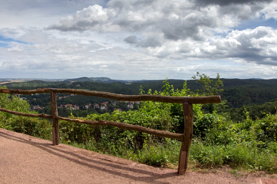 Thuringia germany landscape thuringian forest