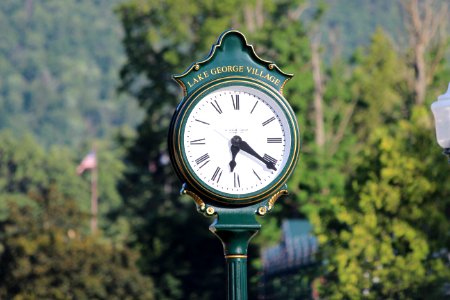 Clock in town