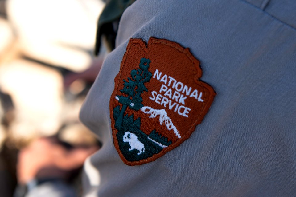 Park Ranger uniform and NPS Arrowhead