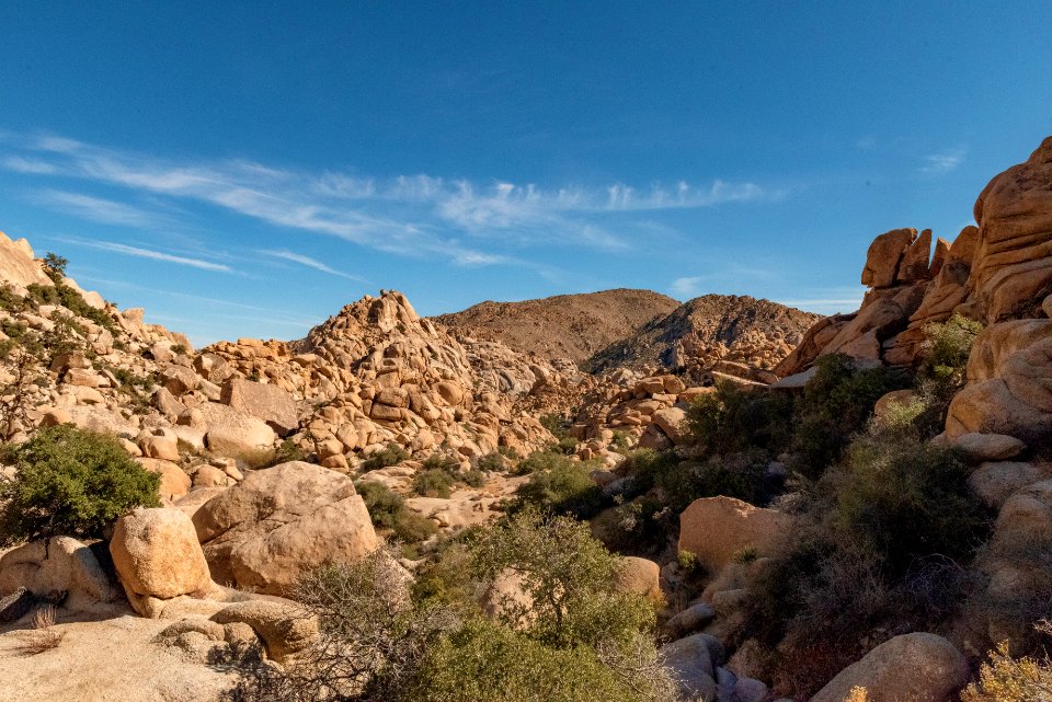 Rock formations along the Willow Hole trail