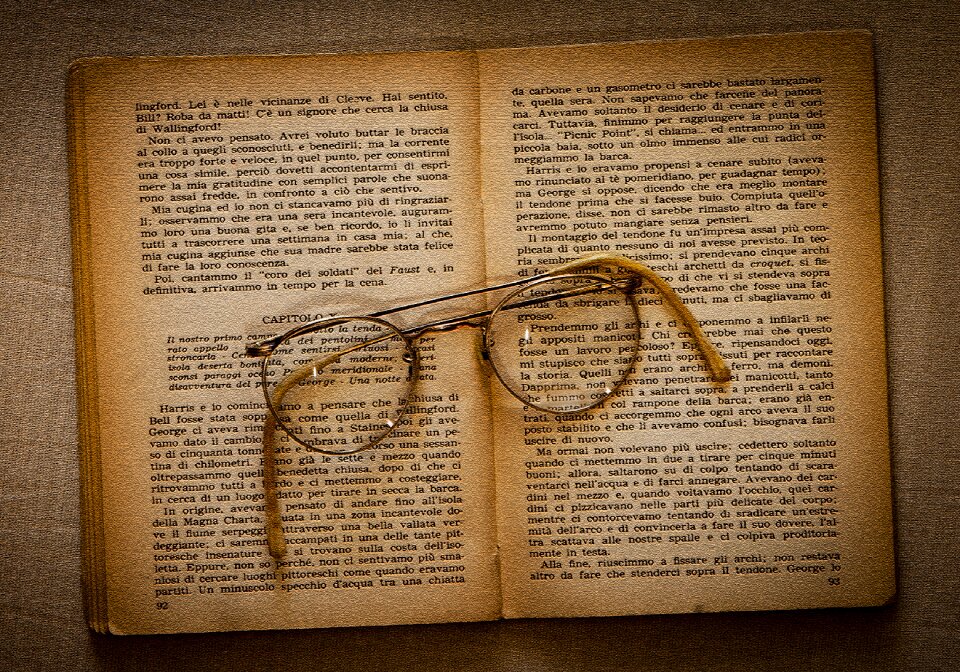 Read literature open book